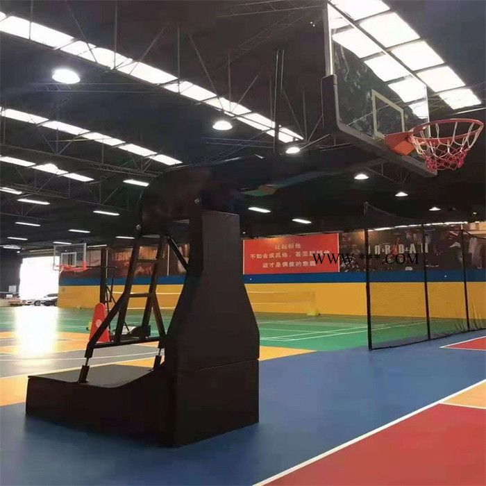 儿童篮球架 钢化玻璃篮球架  手动篮球架 沧州利宸专注体育图2