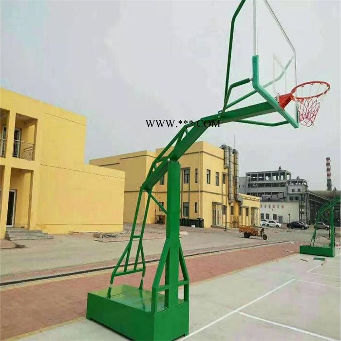 儿童篮球架 钢化玻璃篮球架  手动篮球架 沧州利宸专注体育