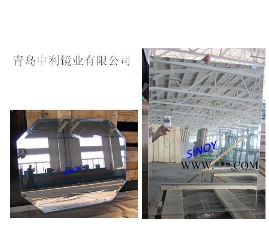 青岛工厂加工镜子原片 钢化玻璃隔断装饰玻璃银镜镜子图3