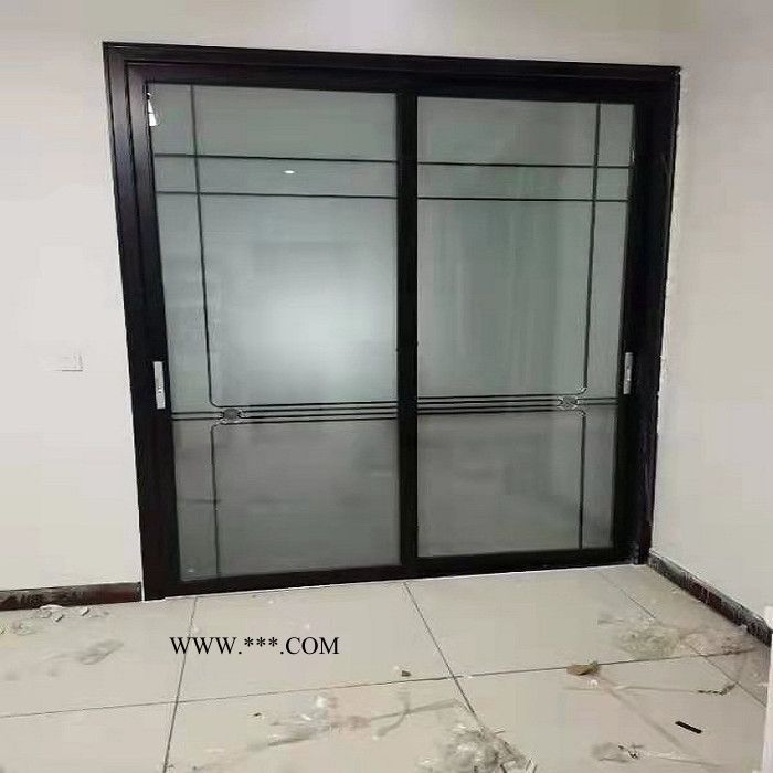 钛镁合金钢化玻璃门 铝合金折叠门生产厂家图5