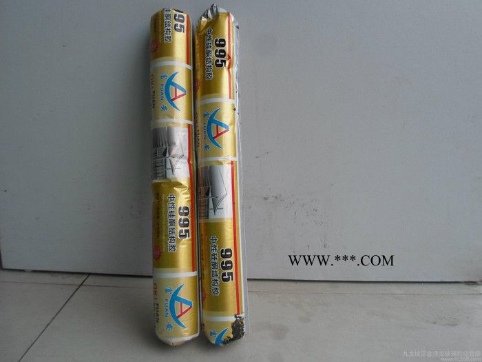中性硅酮防霉防水995结构胶幕墙玻璃专用胶黑色重庆批发图1