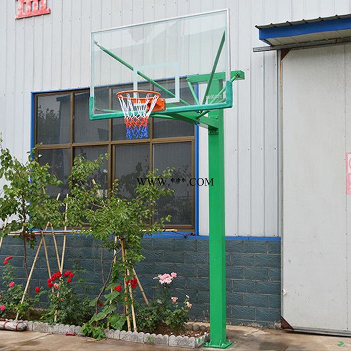 广欧篮板钢化玻璃篮球板铝合金边户外标准篮球架成人国标篮板180*105