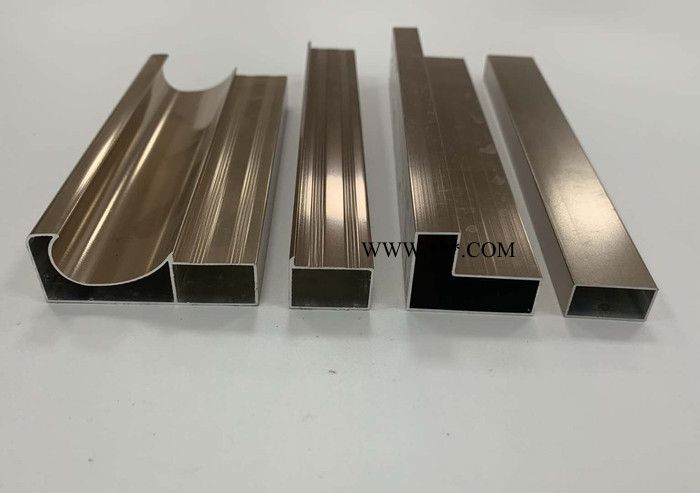 晶钢门铝材钢化玻璃门晶钢门板隐形边框铝材图2