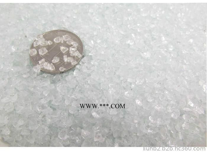 喷砂用白色玻璃砂 16-30目抛光玻璃砂 耐高温透明玻璃砂 高白玻璃砂图3
