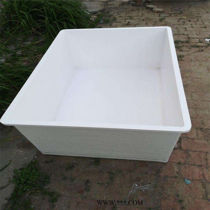 大同鸿硕玻璃钢水池 玻璃钢鱼槽  玻璃钢孵化池 玻璃钢鱼池图1