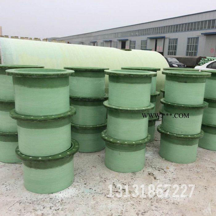 华强  **  加工  脱硫塔玻璃钢管件  玻璃钢法兰弯头  玻璃钢法兰图2