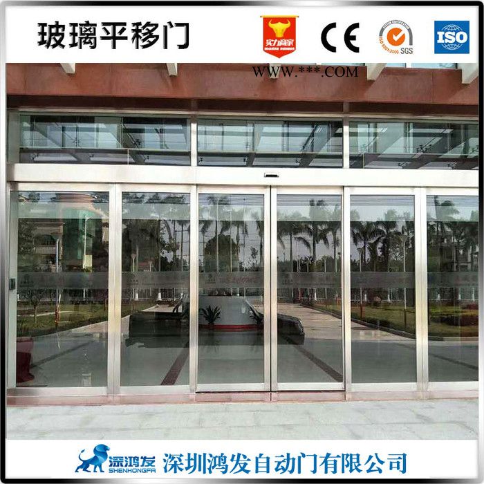 云浮玻璃感应门、自动玻璃门、电动玻璃门价格图4