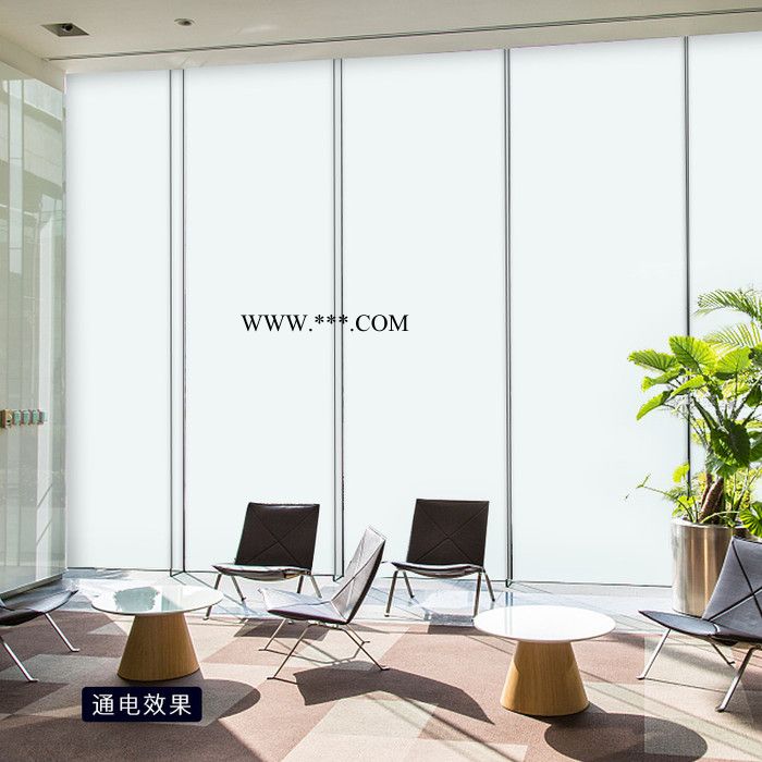 鸿湖智能调光玻璃膜办公玻璃隔断雾化玻璃膜液晶电控玻璃膜样品图3
