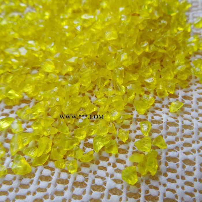 供应人造玻璃颗粒 红色玻璃砂 双万特玻璃砂生产厂家图1