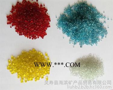 玻璃砂** 透明玻璃砂 喷砂玻璃砂 装饰用高白玻璃砂 天然彩色玻璃砂图1