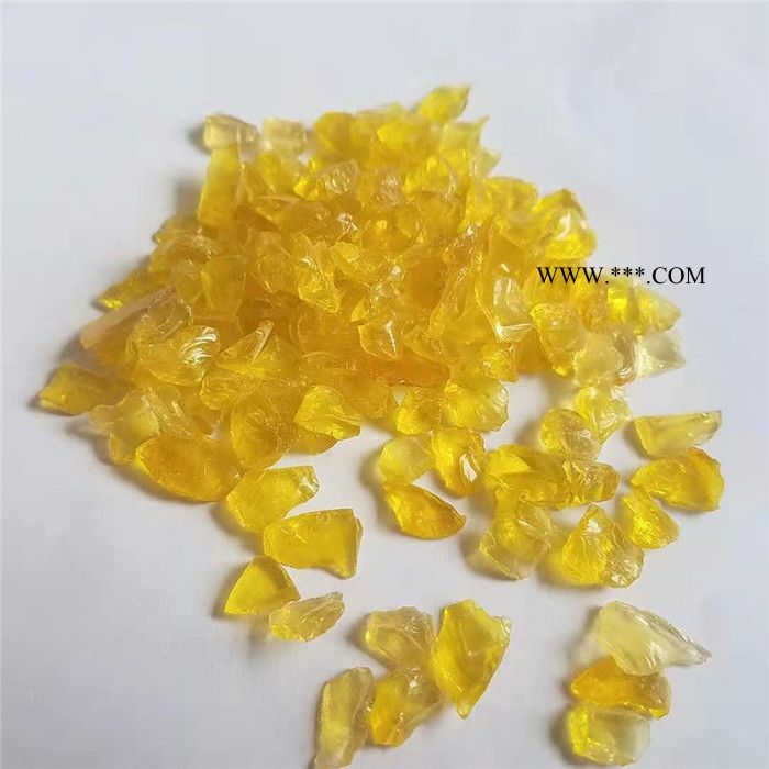 反光玻璃砂 黄色玻璃砂 双万特地坪用玻璃砂厂家图1