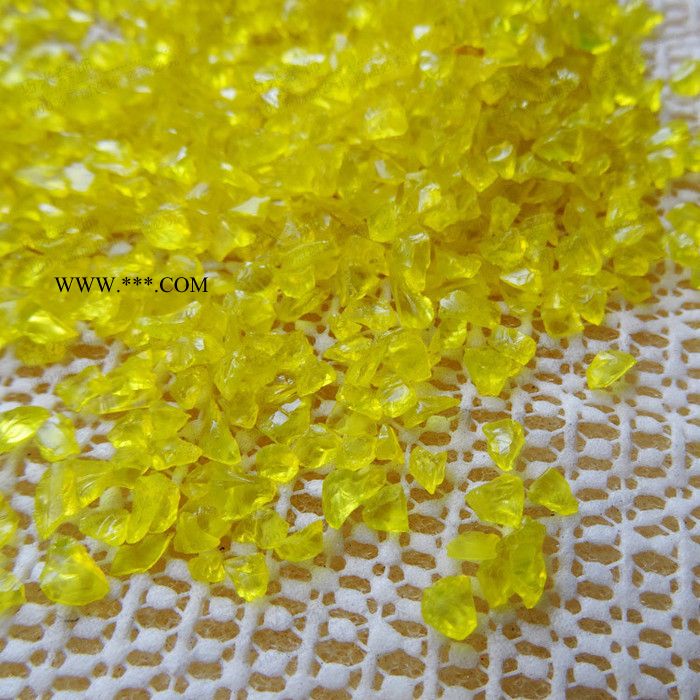 双万特6-9磨料玻璃砂 绿色玻璃砂 不规则玻璃块图4