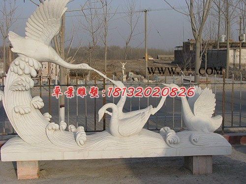 玻璃钢天鹅雕塑，玻璃钢天鹅图1