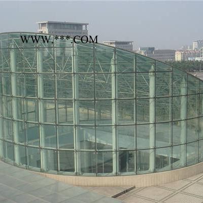玻璃采光幕墙工程 玻璃采光顶 玻璃采光顶加工 游乐场玻璃采光顶 建材城玻璃采光顶 图书馆玻璃采光顶 玻璃采光顶安装图4