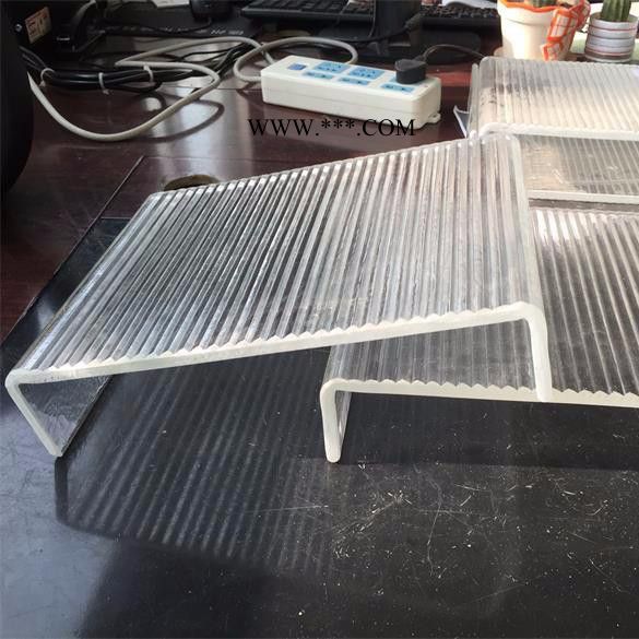 艺术玻璃 玻璃幕墙 U型玻璃价格  祥捷U型玻璃  高透U型玻璃 条纹玻璃图4