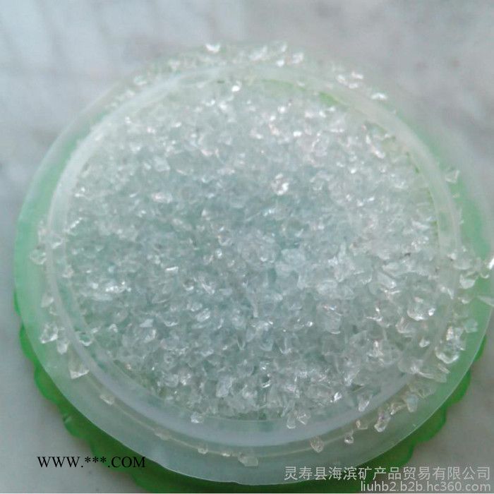 地坪用玻璃砂 蓝色玻璃砂 6-9mm玻璃砂 天然黄色玻璃砂 装饰地坪玻璃砂图5
