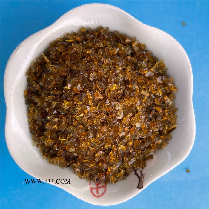河北彩色天然玻璃砂镜面砂 地坪 装饰用玻璃颗粒 玻璃装饰用玻璃砂器械 除锈玻璃砂图7