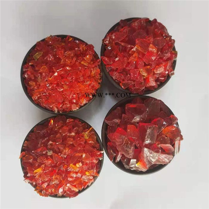 红色玻璃砂 红色玻璃砂厂家 装饰用玻璃砂 型号齐全图4