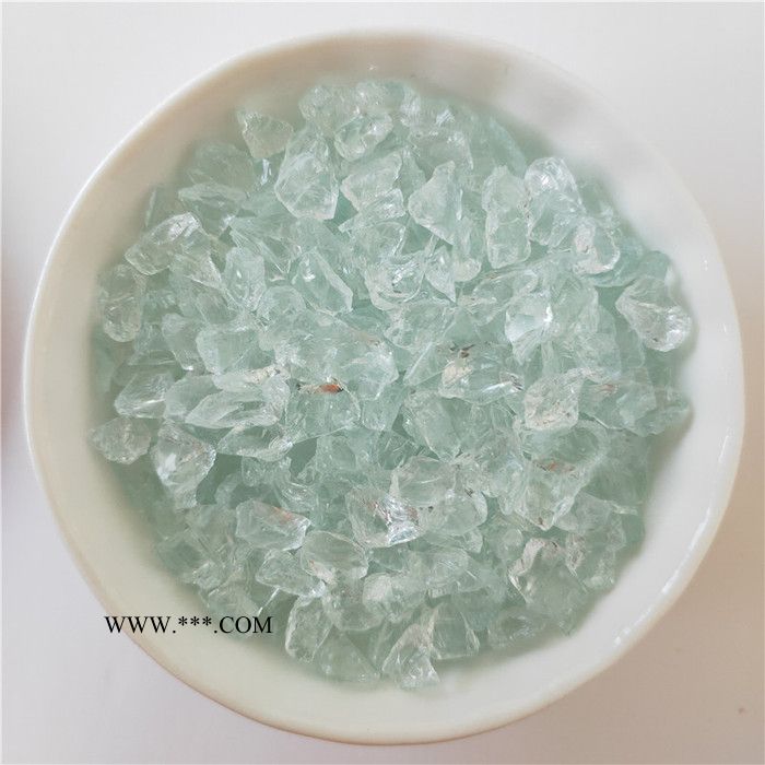 供应蓝色玻璃砂 白色玻璃砂  彩色玻璃砂图7