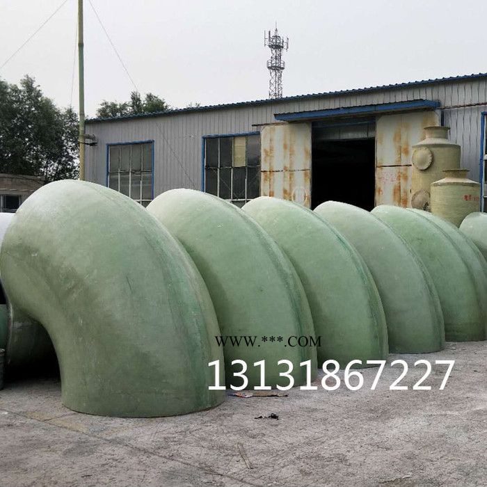 真旺 玻璃钢弯头  玻璃钢风机弯头  防腐玻璃钢防雨防虫弯头图7