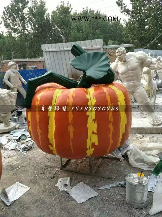 玻璃钢大辣椒雕塑，玻璃钢蔬菜雕塑图6