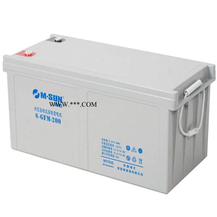 美阳M.SUN蓄电池6-GFM-100 12V100AH消防照明 UPS蓄电池 光伏太阳能电池图2
