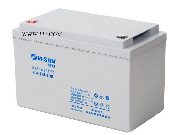 美阳M.SUN蓄电池6-GFM-100 12V100AH消防照明 UPS蓄电池 光伏太阳能电池图5