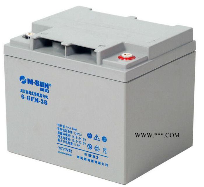 美阳M.SUN蓄电池6-GFM-100 12V100AH消防照明 UPS蓄电池 光伏太阳能电池图6