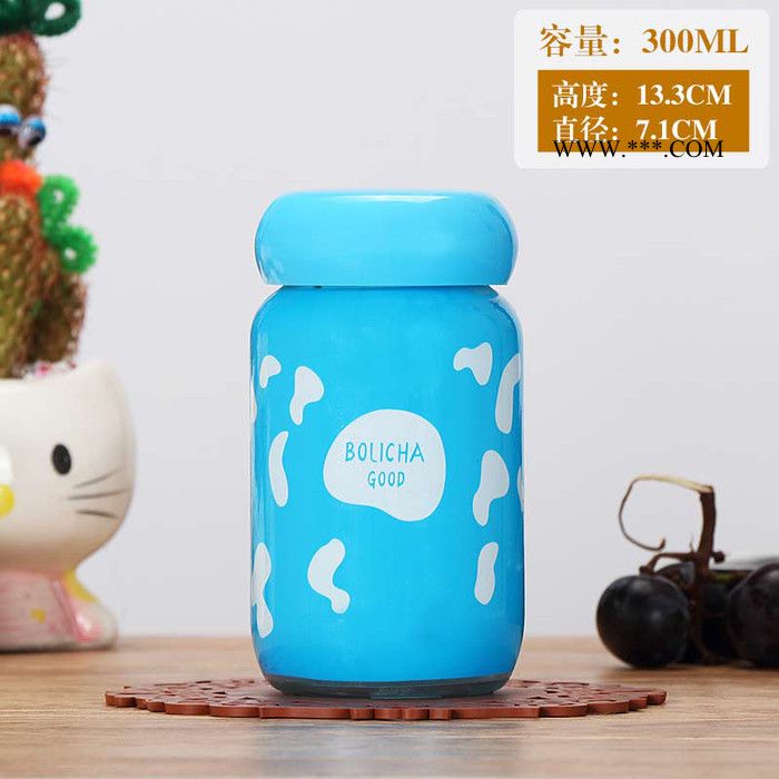 光明 玻璃瓶 覆膜蘑菇杯  蘑菇玻璃杯 礼品杯图2