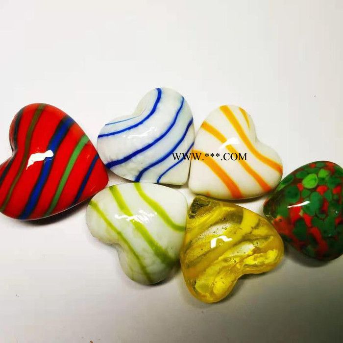 殿胜 玻璃球 彩色玻璃珠 研磨玻璃珠 玻璃爱心 玻璃工艺品图6