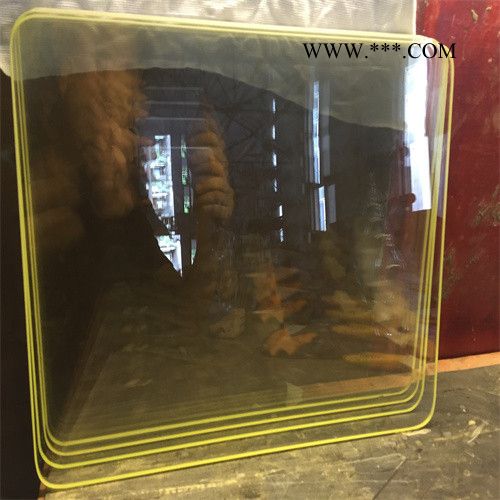 厂家供应 射线防护玻璃 用铅玻璃 屏蔽射线玻璃 配重室铅玻璃