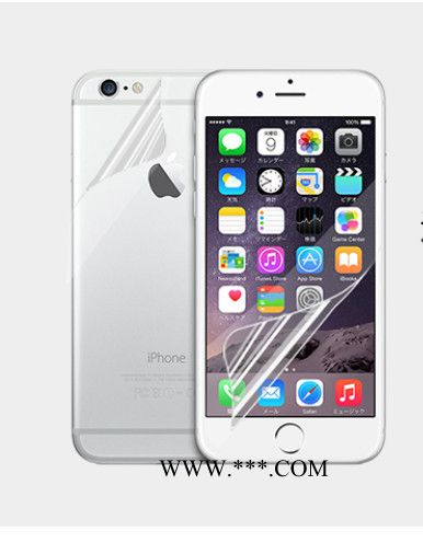 Axidi iphone6 plus纳米盾防爆膜6 plus代5.5寸保护膜 苹果6plus手机贴膜高清膜，软性玻璃膜图2