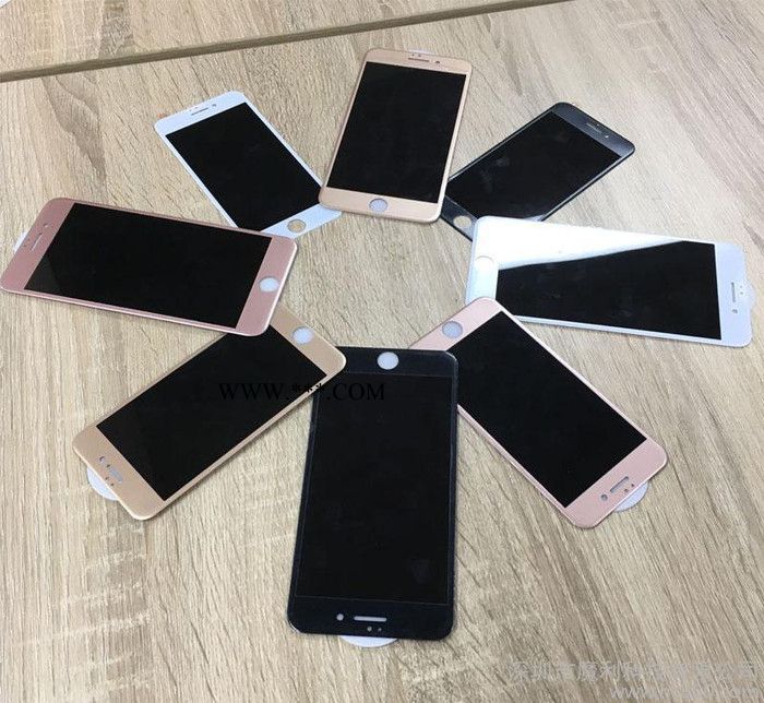 iphone7保护膜碳纤维软边纳米钢化膜防指纹玻璃膜防窥钢化膜图2