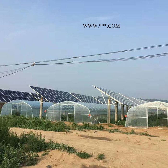 安阳厂家定制光伏大棚 玻璃太阳能光伏大棚图3