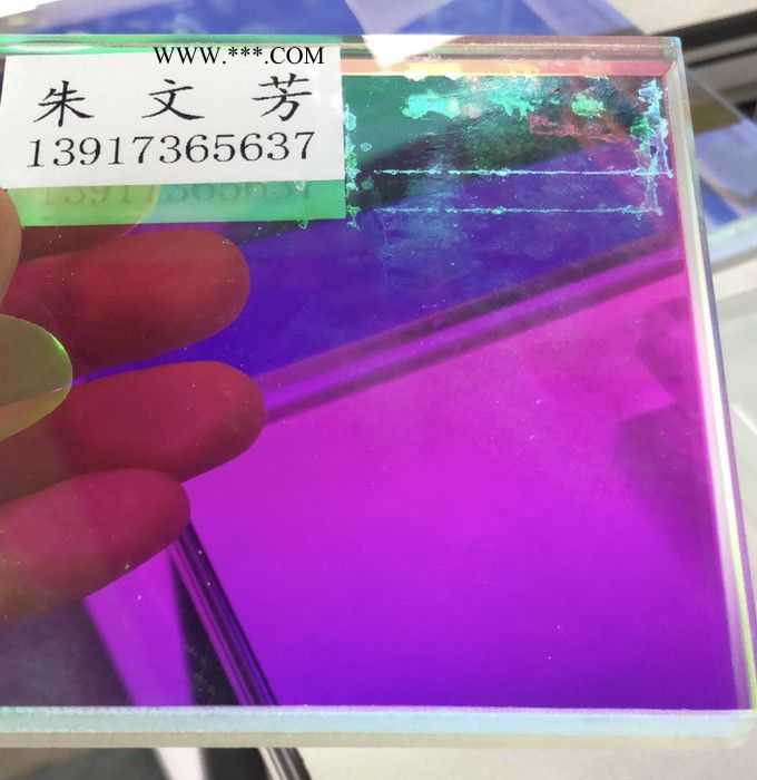 供应幻彩玻璃、彩色玻璃、多彩玻璃、炫彩玻璃、夹胶玻璃图3
