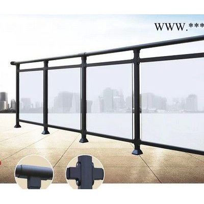 东莞正启金属护栏厂家供应ZQ-TY018阳台玻璃护栏、夹胶玻璃护栏、钢化玻璃栏杆