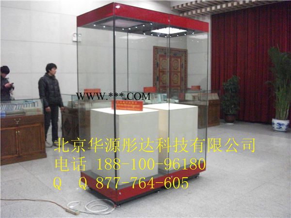 供应华源彤达HYZGDHY501博物馆展柜夹胶玻璃独立展柜图2