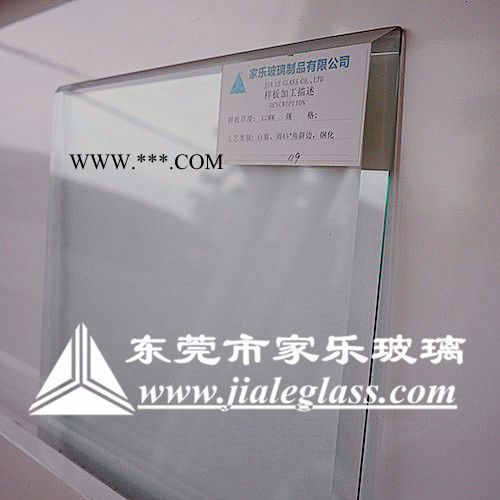 东莞水切割玻璃/夹胶玻璃/丝印辊印玻璃/烤漆玻璃/蒙砂磨砂玻璃/电梯玻璃/钢化玻璃/玻璃开孔图4