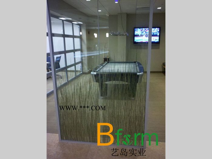 Bform炫彩夹层玻璃板，艺术玻璃隔断板，品位高雅，美观坚固图2