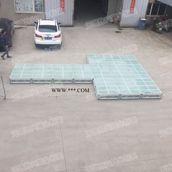 炜兴 ** 专业定制 玻璃舞台  夹胶玻璃舞台 铝合金灯光架  灯光架 灯光架厂家  铝合金舞台图2