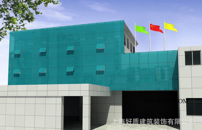 承接上海松江区明隐框中空钢化镀膜钢化玻璃幕墙图2