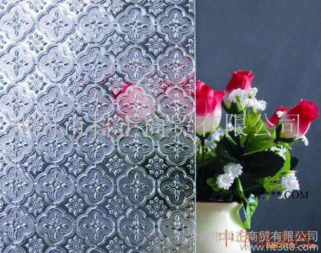 供应科正商贸大量香梨压花玻璃图1