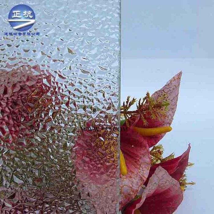 供应**透明压花玻璃 装饰玻璃艺术建筑玻璃