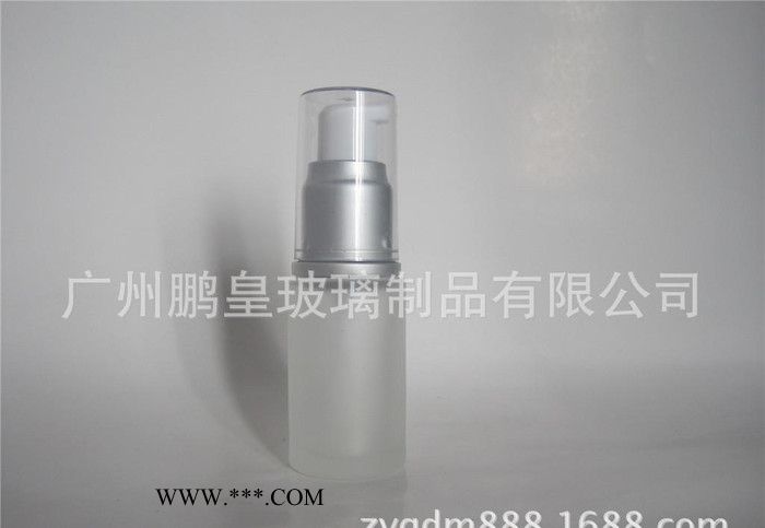 20ml玻璃乳液瓶 化妆品套装乳液瓶 蒙砂玻璃瓶可丝印加工图3