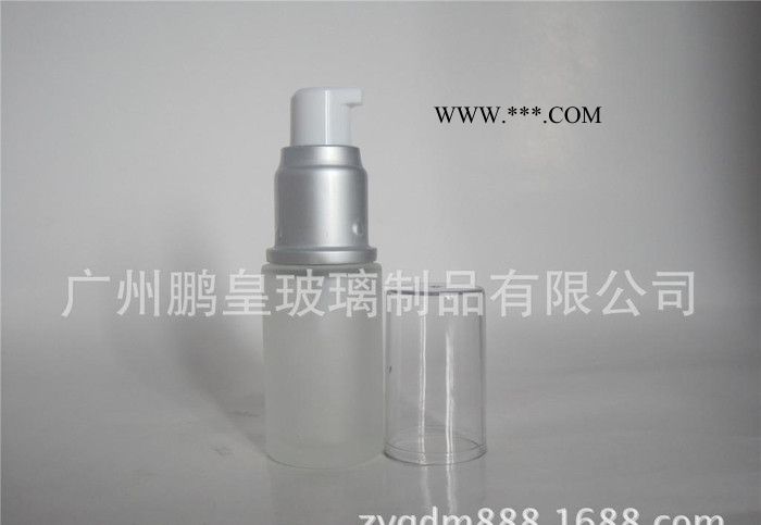 20ml玻璃乳液瓶 化妆品套装乳液瓶 蒙砂玻璃瓶可丝印加工图2