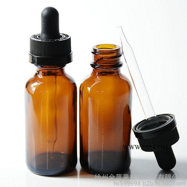 现货 金苹果 30ml棕色茶色玻璃瓶波斯顿瓶波士顿瓶喷雾   精油瓶 烟油瓶 精华液瓶 分装瓶.可喷涂 蒙砂 玻璃瓶图4