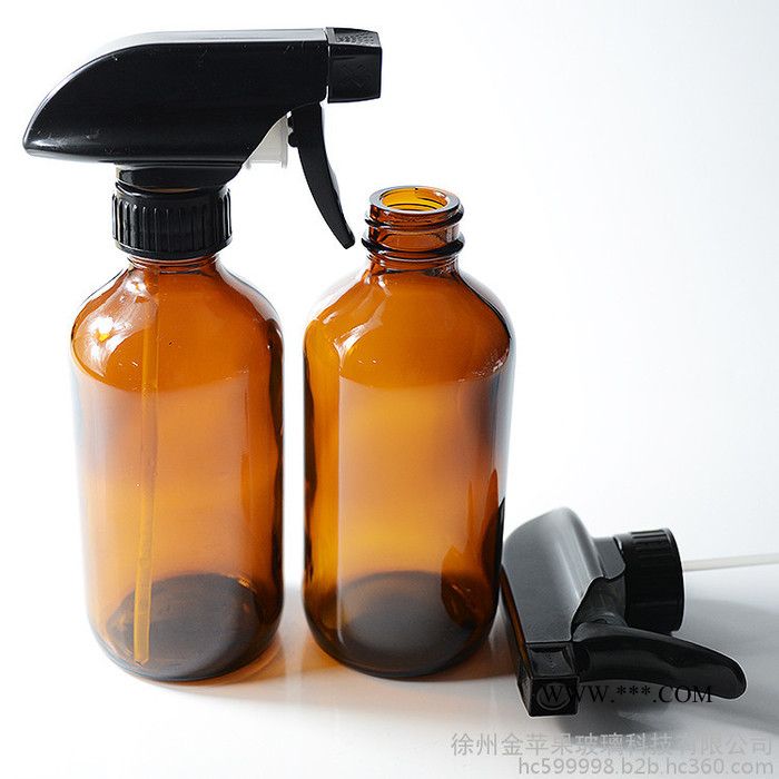 现货 金苹果 240ml 8OZ棕色茶色波斯顿波士顿玻璃瓶，可加工定制，可喷涂蒙砂印刷烫金烫银等深加工图2