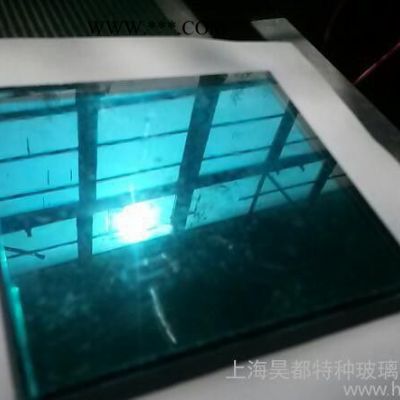 6mm海洋蓝玻璃 镀膜海洋蓝玻璃 海水蓝原片