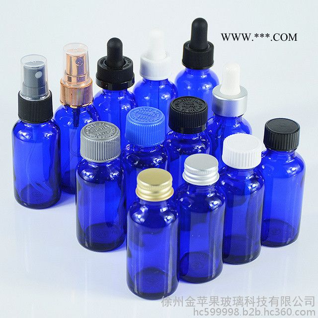 现货 金苹果 30ml蓝色绿色黑色玻璃瓶波斯顿瓶波士顿瓶喷雾 精油瓶 烟油瓶 精华液瓶 分装瓶.可喷涂 蒙砂 印刷 电镀图5