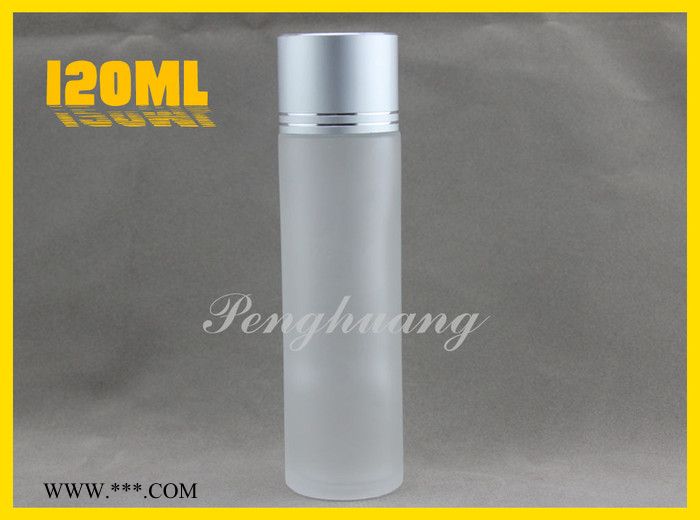 120ml玻璃乳液瓶 蒙砂玻璃瓶 **化妆品包装 配套电化铝